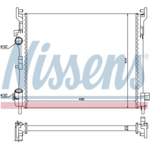 Engine Cooling Heat Exchanger - Nissens 67246