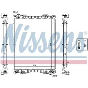 Engine Cooling Heat Exchanger - Nissens 67259A