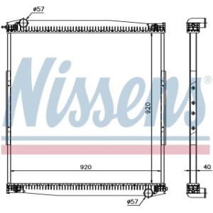 Engine Cooling Heat Exchanger - Nissens 67282