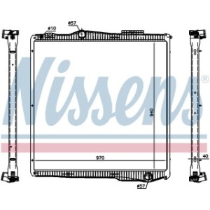 Engine Cooling Heat Exchanger - Nissens 67291
