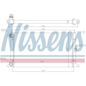 Engine Cooling Heat Exchanger - Nissens 67304