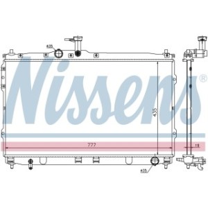 Engine Cooling Heat Exchanger - Nissens 67472