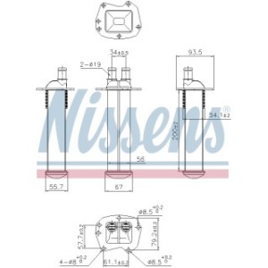 Charge Air Cooling Heat Exchanger - Nissens 961221