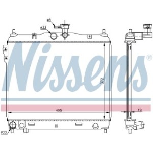 Engine Cooling Heat Exchanger - Nissens 67495