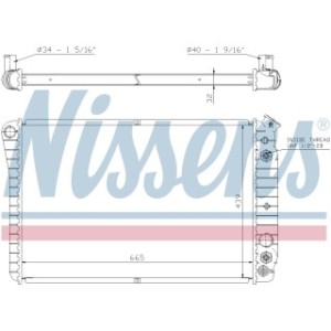 Engine Cooling Heat Exchanger - Nissens 67600