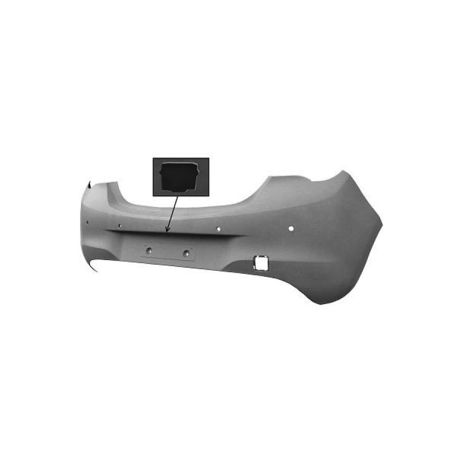 Bumper 1815058 for VAUXHALL CORSA OE 13472520