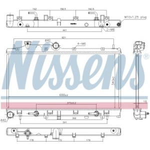 Engine Cooling Heat Exchanger - Nissens 67720