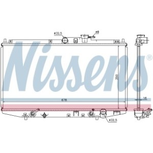 Engine Cooling Heat Exchanger - Nissens 68117