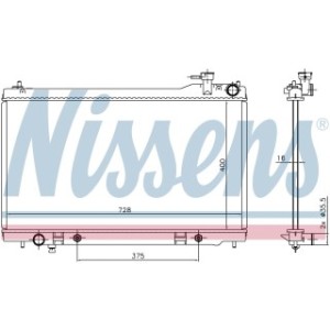 Engine Cooling Heat Exchanger - Nissens 681212