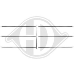 Radiator Grille Trim Strip Set 1645045 for MERCEDES S-CLASS