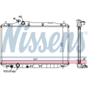 Engine Cooling Heat Exchanger - Nissens 68134A