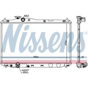 Engine Cooling Heat Exchanger - Nissens 681377