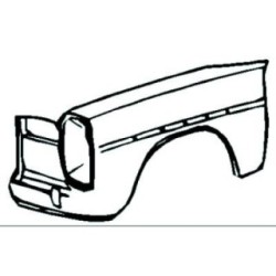 Wing (Fender) 1610006 for MERCEDES 8 OE 1158801418