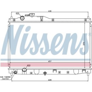 Engine Cooling Heat Exchanger - Nissens 68145