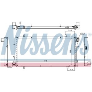 Engine Cooling Heat Exchanger - Nissens 68220