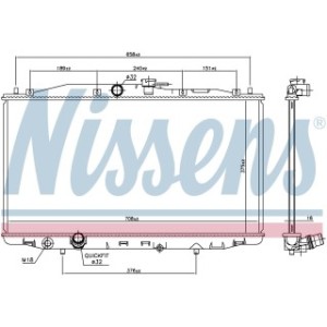 Engine Cooling Heat Exchanger - Nissens 68604