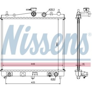 Engine Cooling Heat Exchanger - Nissens 68700A
