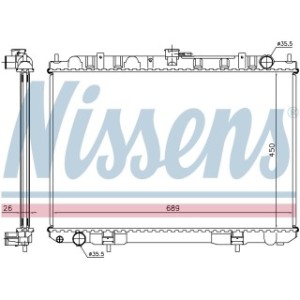 Engine Cooling Heat Exchanger - Nissens 68703A