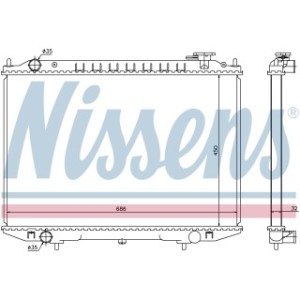 Engine Cooling Heat Exchanger - Nissens 68721