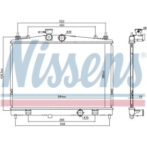 Engine Cooling Heat Exchanger - Nissens 68735