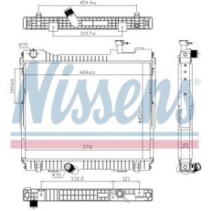 Engine Cooling Heat Exchanger - Nissens 68742