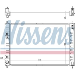 Engine Cooling Heat Exchanger - Nissens 68743