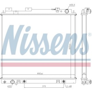 Engine Cooling Heat Exchanger - Nissens 68744