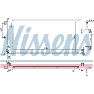 Engine Cooling Heat Exchanger - Nissens 68765