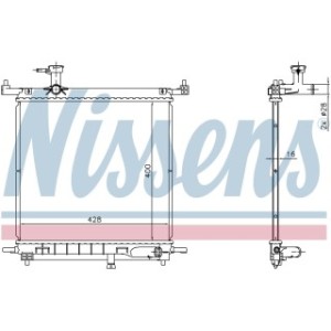 Engine Cooling Heat Exchanger - Nissens 68770