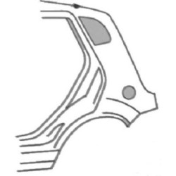 Quarter Panel 1404037 for FORD FIESTA OE 1141168