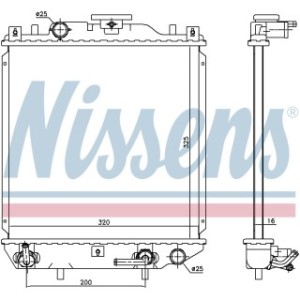 Engine Cooling Heat Exchanger - Nissens 69405