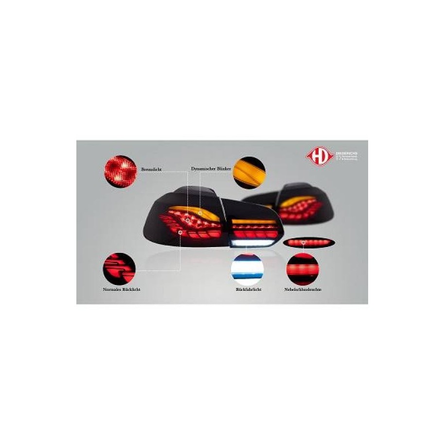 Tail Light Assembly Set 2215698 for VW GOLF