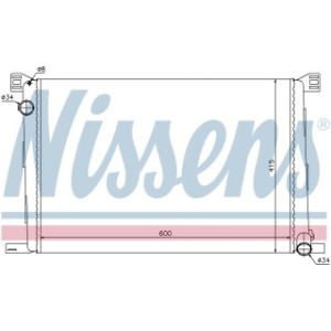 Engine Cooling Heat Exchanger - Nissens 69706