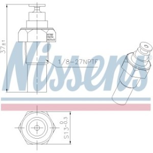 Coolant Temperature Sensor Sensor - Nissens 207002