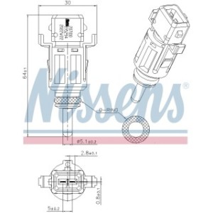 Coolant Temperature Sensor Sensor - Nissens 207010