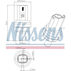 Coolant Temperature Sensor Sensor - Nissens 207021