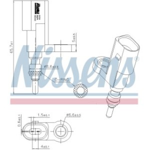 Coolant Temperature Sensor Sensor - Nissens 207030