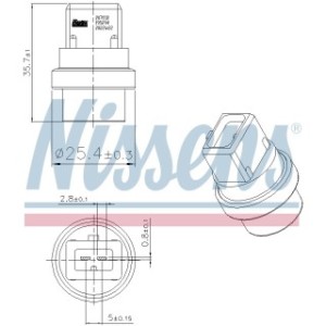 Coolant Temperature Sensor Sensor - Nissens 207032
