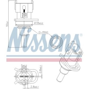 Coolant Temperature Sensor Sensor - Nissens 207097
