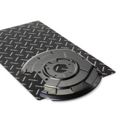 RIDEX Brake Disc Splash Panel 1330S0381 for VW KAEFER 113407165