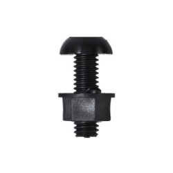 NO PLATE SCREWS/NUTS BLACK