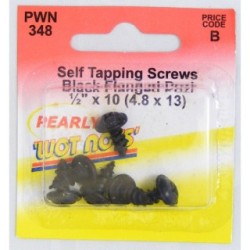 1/2X10 BLACK FLANGED S/TAPPER