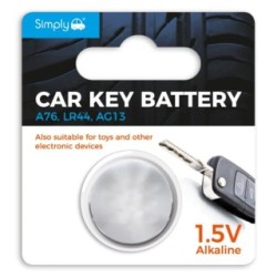 COIN CELL A76 - ALKALINE 1.5V