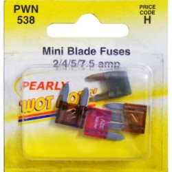 ASSTD MINI FUSES 2/4/5/7.5AMP