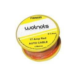 WIRING CABLE SINGLE 17AMP X 4M
