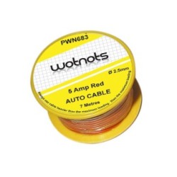 WIRING CABLE SINGLE 5AMP X 7M