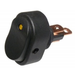 SWITCH ON/OFF ROCKER ROUND HOL