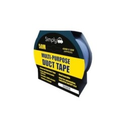 50MM*50M SILVER DUCT TAPE (MT50WATSILV)
