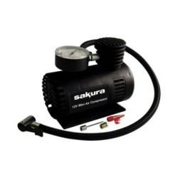 SAKURA - 12V MINI AIR COMPRESSOR