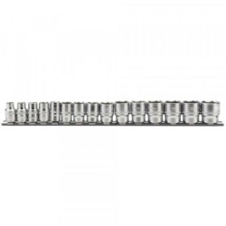 3/8 15PC METRIC SOCKET RAIL